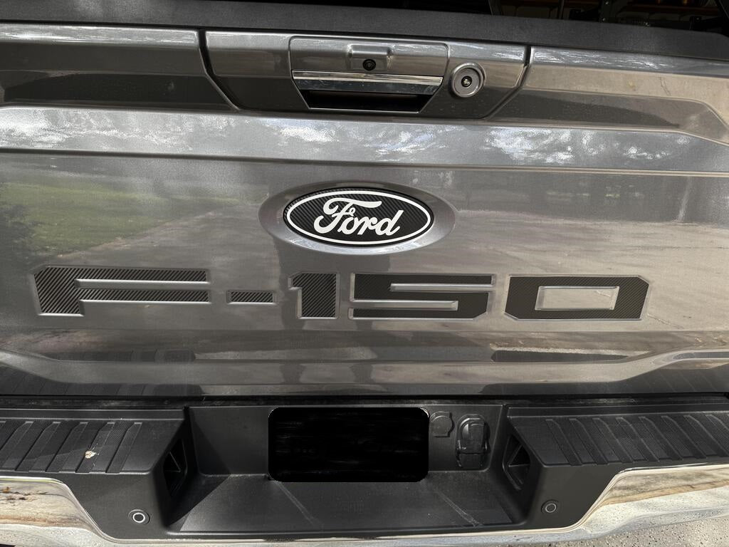 2024-2025 F150 Emblem Overlay DECALS Compatible with Ford | Grille & Tailgate Set