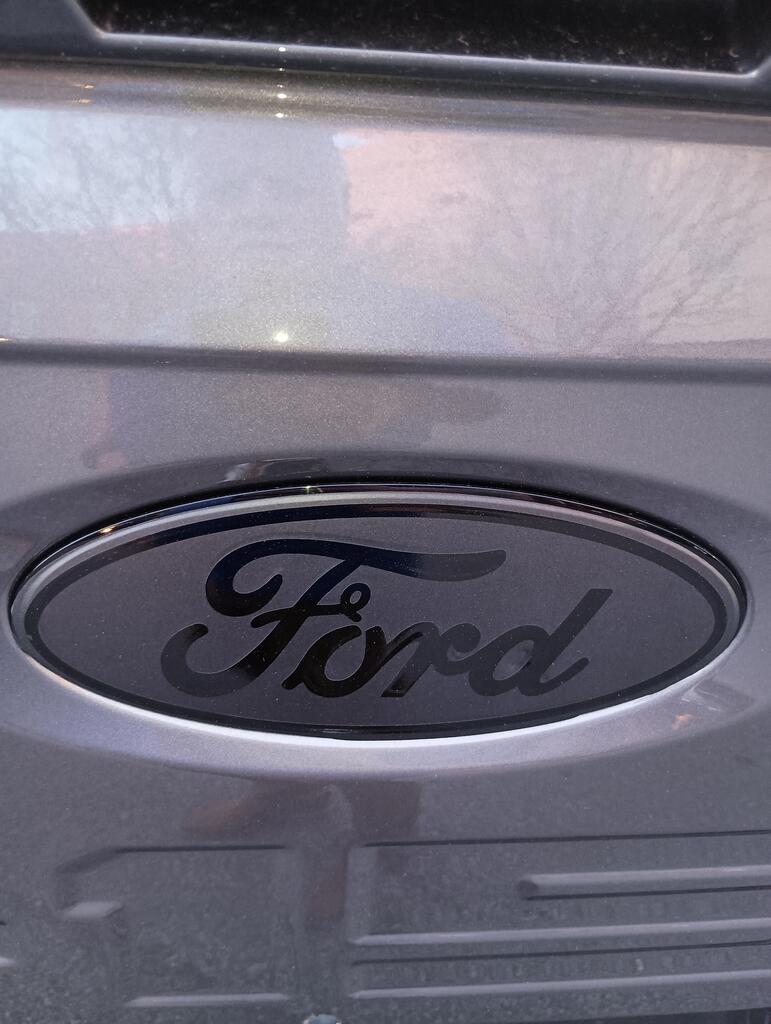 2024-2025 F150 BLACKOUT Emblem Overlay DECALS Compatible with Ford F-150 | Front & Rear Set