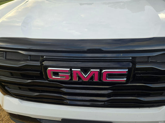 2025 2026 Terrain Precut Emblem Overlay DECALS Compatible With GMC | Front & Rear Set