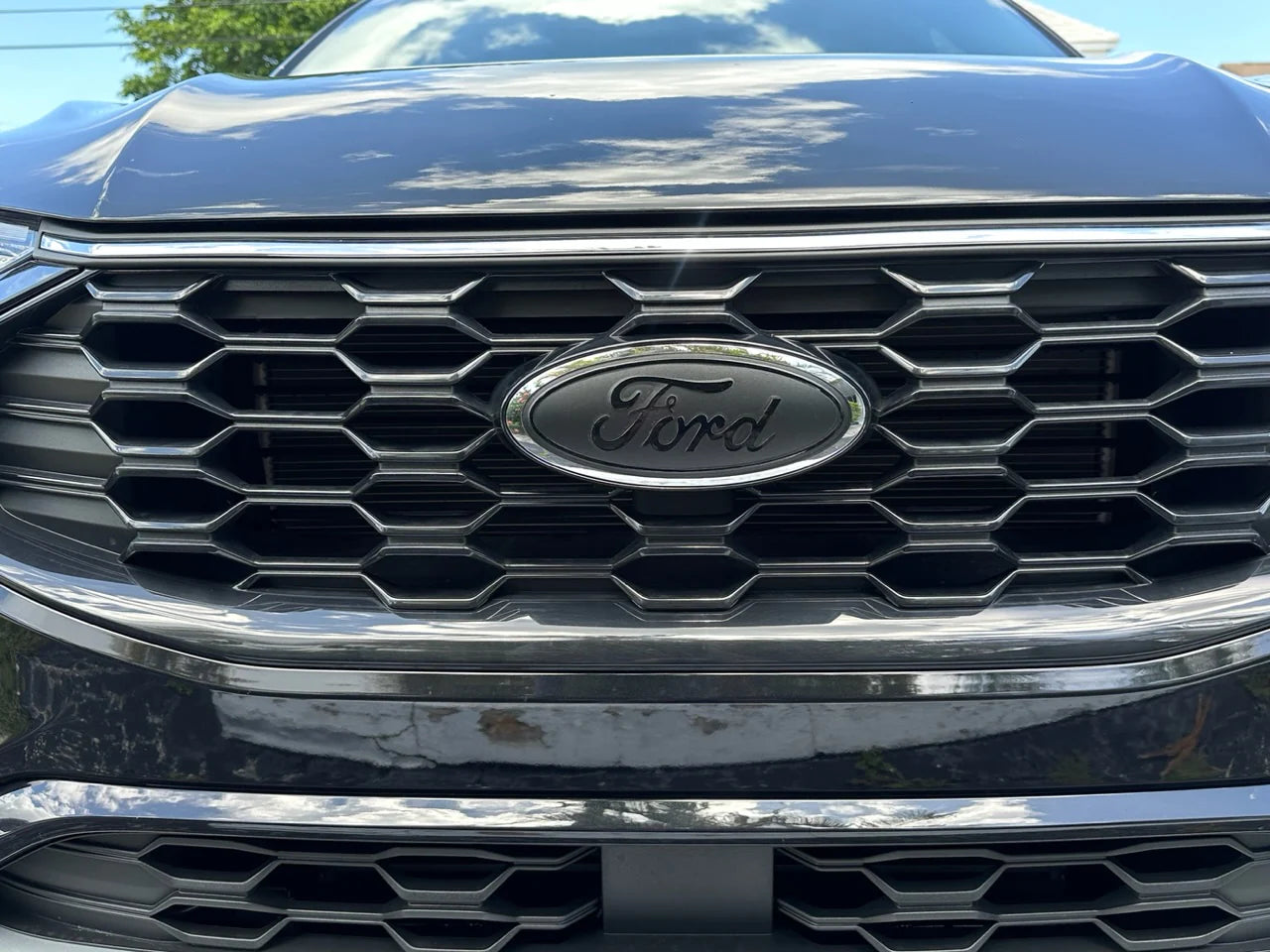 2023-2025 Escape BLACKOUT Emblem Overlay DECALS Compatible with Ford | Front & Rear Set