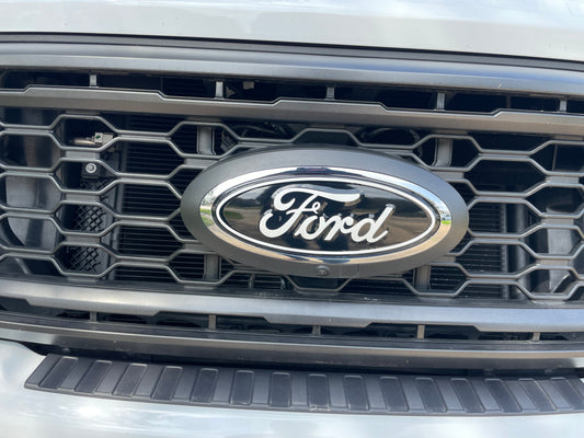 2023-2024 F250 F350 Emblem Overlay DECALS Compatible with Ford | Grille & Tailgate Set