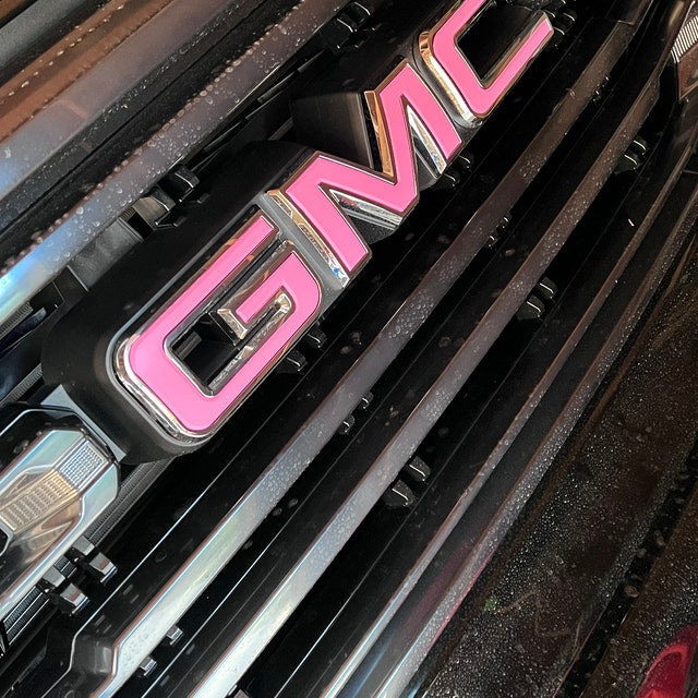 2023 2024 CANYON Precut Overlay DECALS Compatible With GMC Emblems | Front & Rear Set