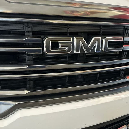 2020 2021 2022 2023 Acadia Precut Emblem Overlay DECALS Compatible With GMC | Front & Rear Set