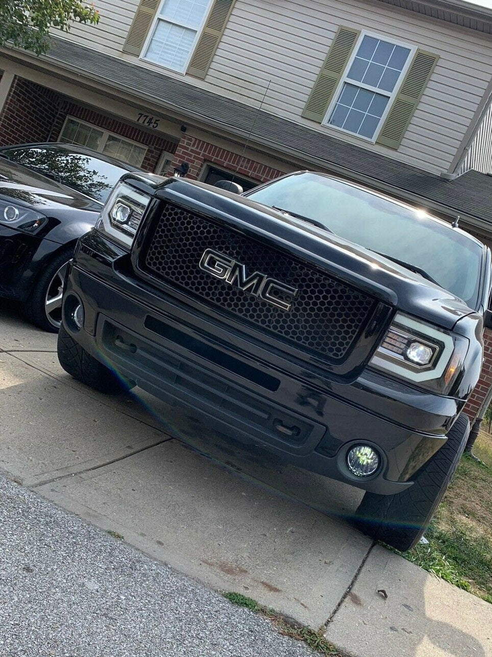 2007-2013 Sierra 1500 Precut Overlay DECALS Compatible With GMC Sierra 1500 Emblems | Front & Rear Set