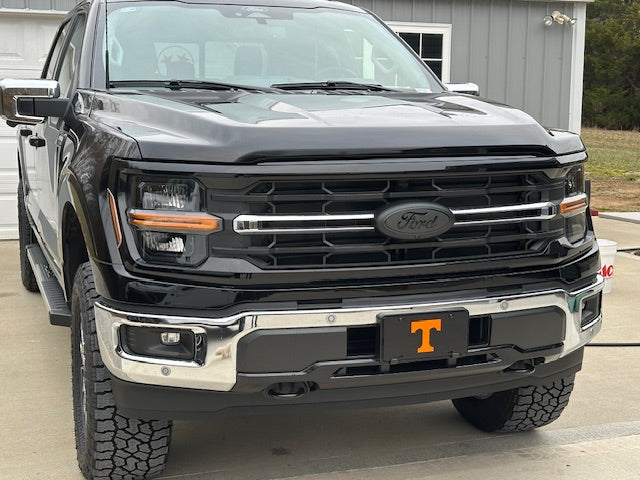 2024-2025 F150 BLACKOUT Emblem Overlay DECALS Compatible with Ford F-150 | Front & Rear Set