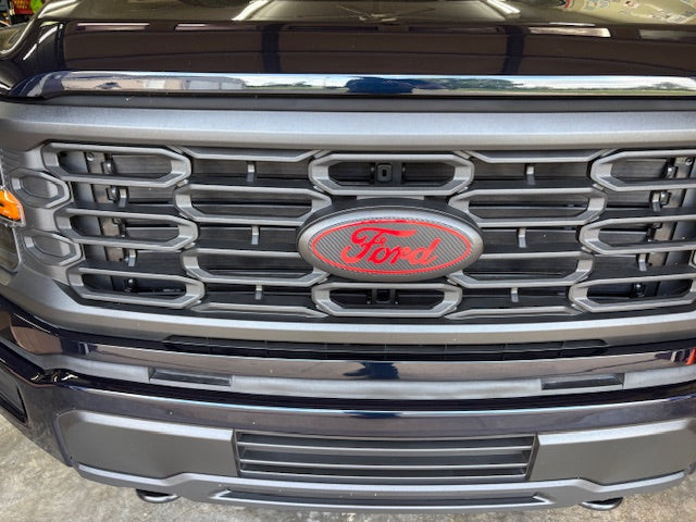 2024-2025 F150 Emblem Overlay DECALS Compatible with Ford | Grille & Tailgate Set