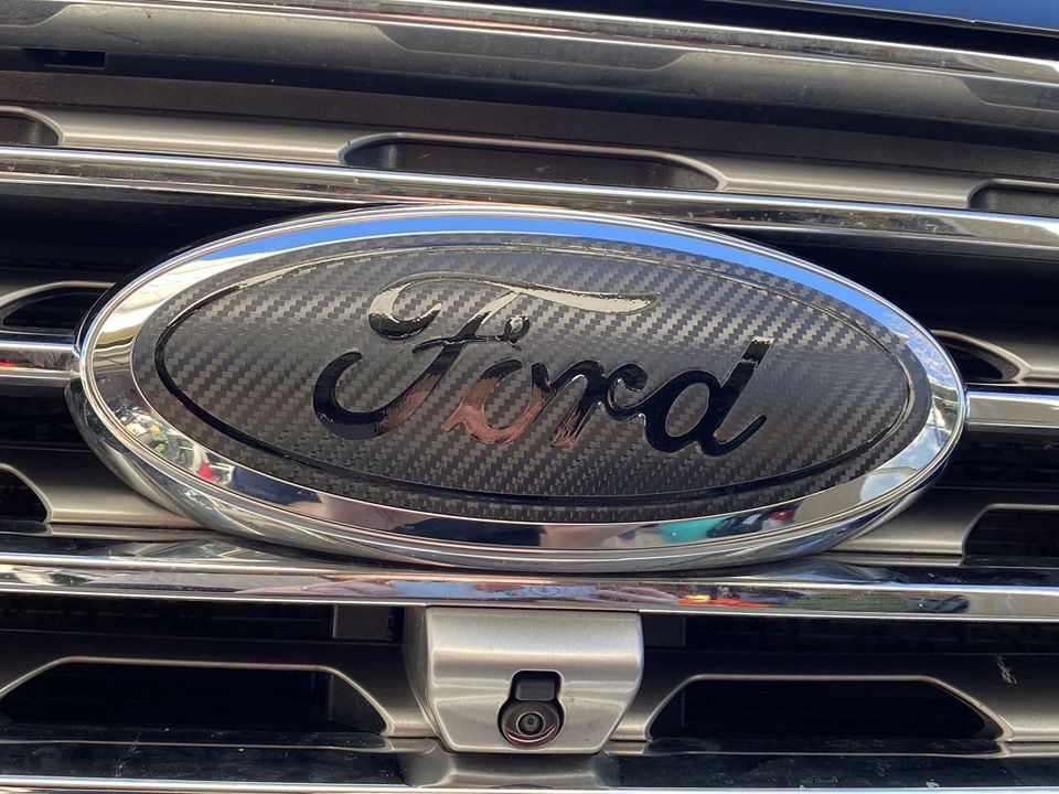 2015-2024 Edge Emblem Overlay DECALS Compatible with Ford | Front & Rear Set