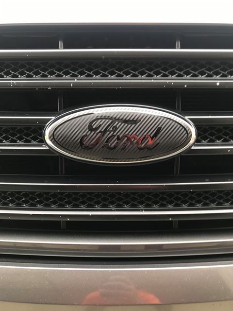2006-2008 F150 Emblem Overlay DECALS Compatible with Ford | Grille & Tailgate Set
