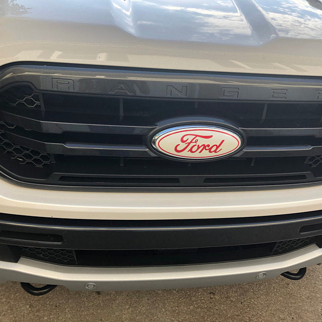 2024-2025 Ranger Emblem Overlay DECALS Compatible with Ford Ranger | Front & Rear Set