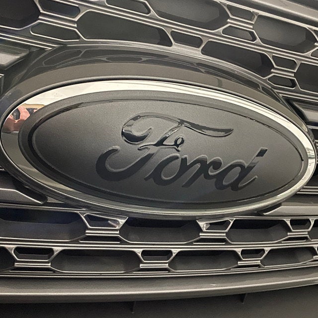 2019-2024 Edge "ST" BLACKOUT Emblem Overlay DECALS Compatible with Ford | Front & Rear Set