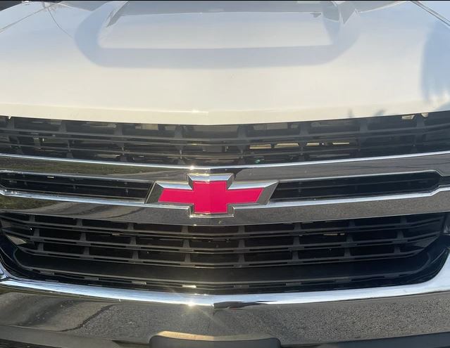 pink silverado emblem overlay