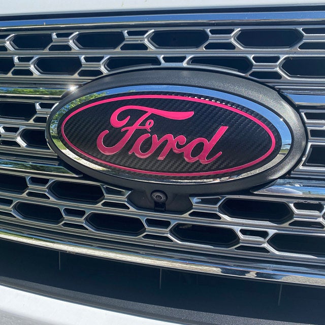 2020-2025 Explorer Emblem Overlay DECALS Compatible with Ford | Front & Rear Set