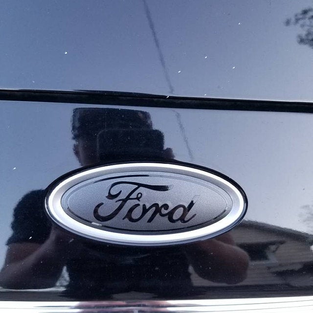 2015-2018 Focus Emblem Overlay DECALS Compatible with Ford | Front & Rear Set