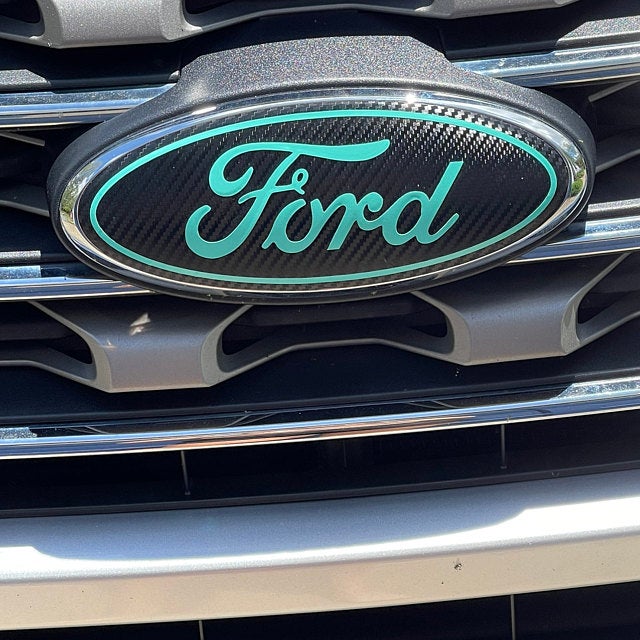 2007-2014 Edge Emblem Overlay DECALS Compatible with Ford | Front & Rear Set