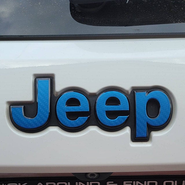 2014-2020 Grand Cherokee Emblem Overlay DECALS Compatible with Jeep