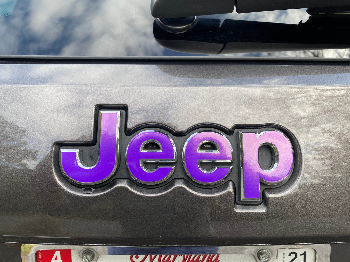 2014-2020 Grand Cherokee Emblem Overlay DECALS Compatible with Jeep