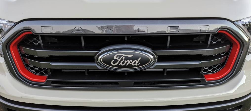 2024-2025 Ranger Emblem Overlay DECALS Compatible with Ford Ranger | Front & Rear Set
