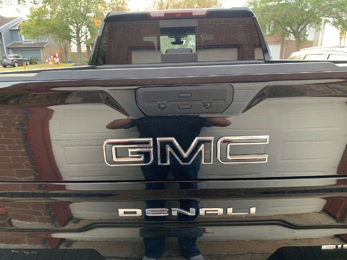 2019 2020 2021 2022 2023 Sierra 1500 Precut Emblem Overlay DECALS Compatible With GMC Sierra 1500 | Front & Rear Set