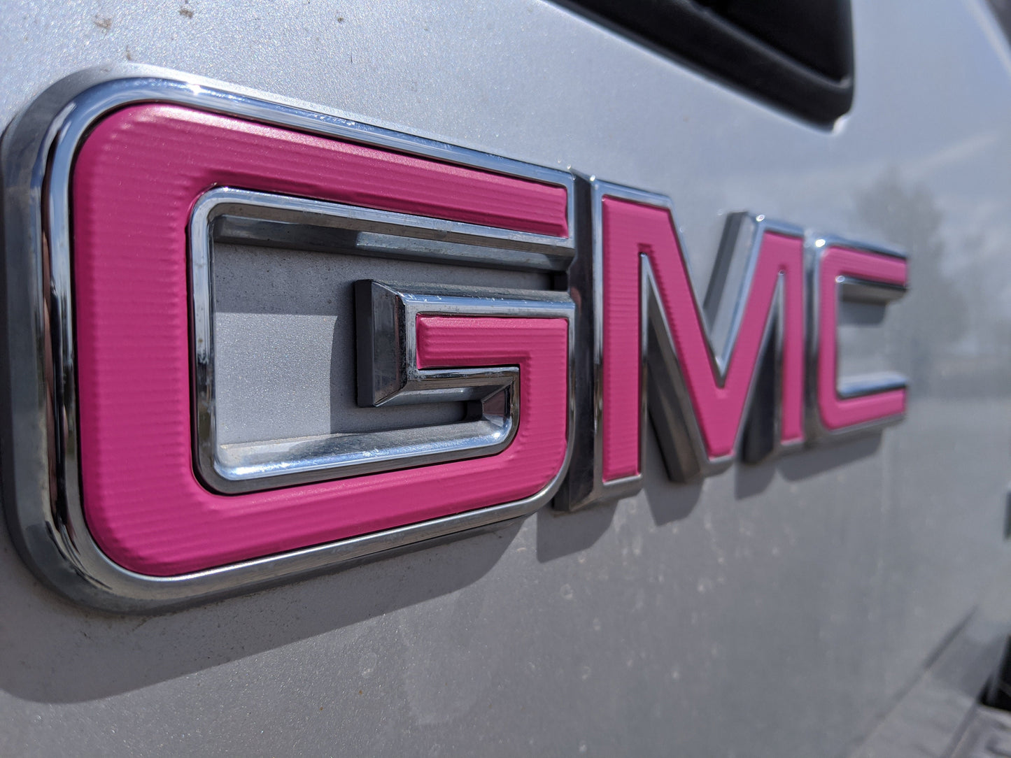 2015-2019 Sierra 2500 Precut Emblem Overlay DECALS Compatible With GMC Sierra 2500 | Front & Rear Set