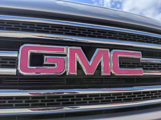 2018-2021 TERRAIN Precut Overlay DECALS Compatible With GMC Emblems | Front & Rear Set