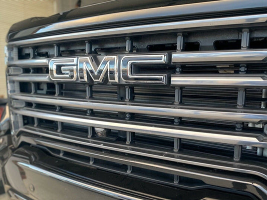 2020 2021 2022 2023 Sierra 2500 Precut Emblem Overlay DECALS Compatible With GMC Sierra 2500 | Front & Rear Set
