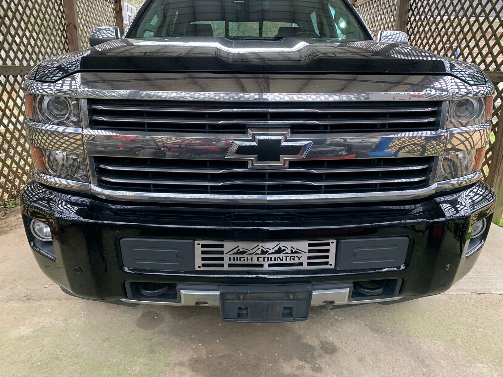 silverado 2500 black emblem overlay