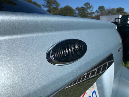 2010-2012 Taurus Emblem Overlay DECALS Compatible with Ford | Front & Rear Set