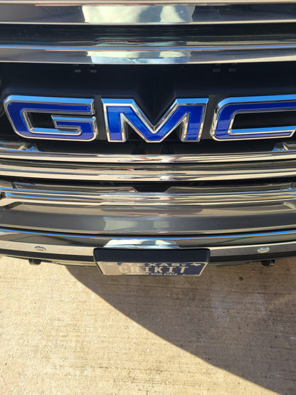 2019-2026 Sierra 1500 Precut Emblem Overlay DECALS Compatible With GMC Sierra 1500 | Front & Rear Set