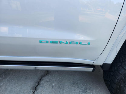 2019-2026 SIERRA Badge Emblem Overlay DECAL Letters Compatible With GMC Sierra