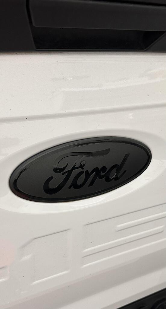 2024-2025 F150 BLACKOUT Emblem Overlay DECALS Compatible with Ford F-150 | Front & Rear Set