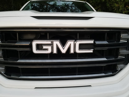 2014-2018 Sierra 1500 Precut Emblem Overlay DECALS in white