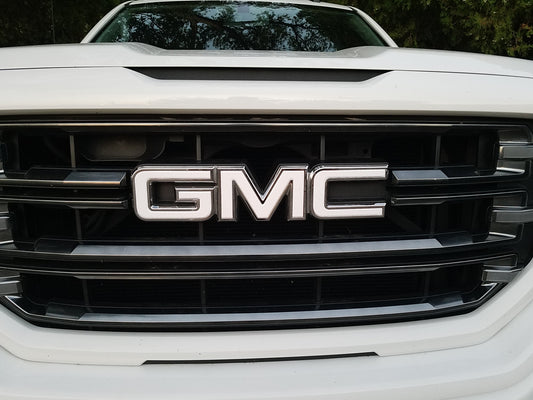 2014-2018 Sierra 1500 Precut Emblem Overlay DECALS in white