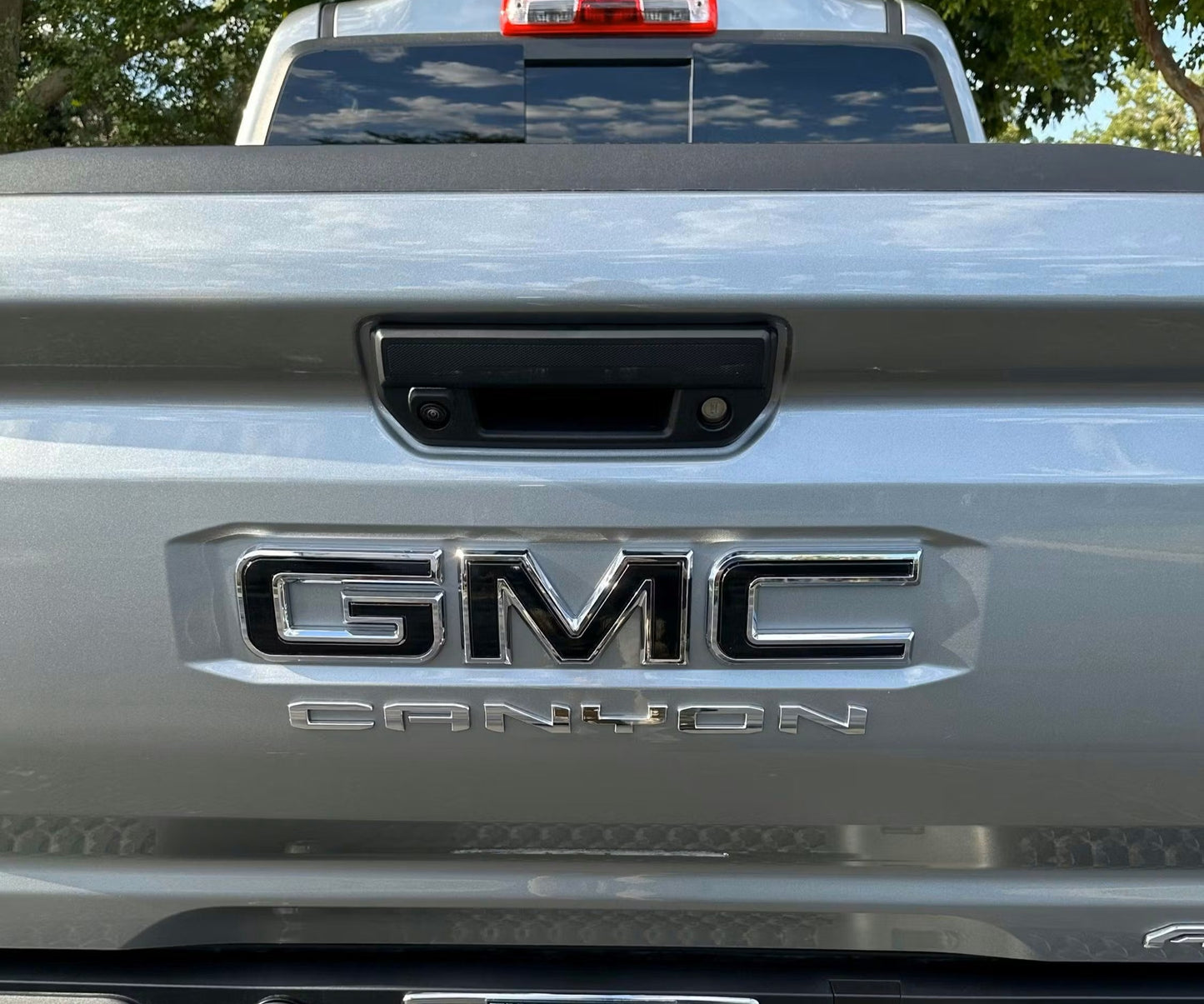 2023-2026 canyon emblem overlay decal in black