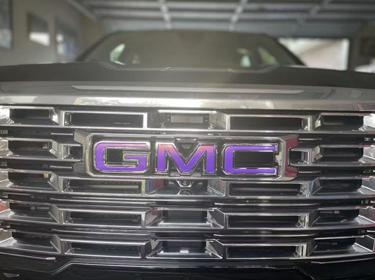 2024-2025 Acadia Precut Emblem Overlay DECALS Compatible With GMC | Front & Rear Set