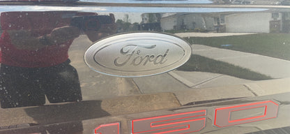 2015-2023 F150 Full Coverage Emblem Overlay DECALS Compatible with Ford | Grille & Tailgate Set