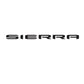 2019-2024 SIERRA Badge Emblem Overlay DECAL Letters Compatible With GMC Sierra