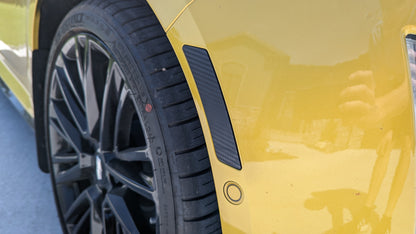 2020-2024 Cadillac CT5 Side Marker Overlay Decal Tint in Carbon Fiber