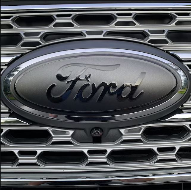 ford edge black emblem overlay decal