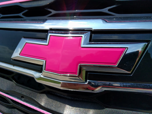 2013-2017 Traverse Precut Bowtie Emblem Overlay DECALS Compatible With Chevy | Front & Rear Set