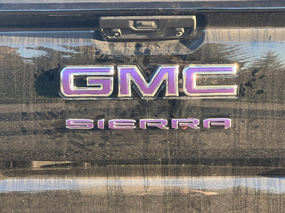 2019-2026 SIERRA Badge Emblem Overlay DECAL Letters Compatible With GMC Sierra