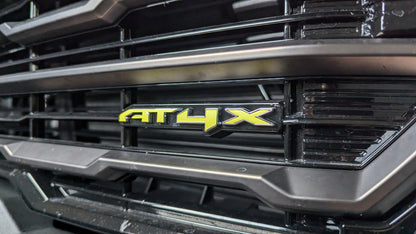 AT4 "x" overlay decal in yellow