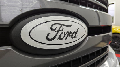 2015-2023 F150 Full Coverage Emblem Overlay DECALS Compatible with Ford | Grille & Tailgate Set
