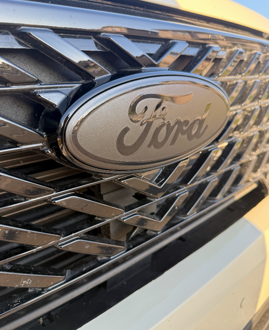 2025-2026 Maverick BLACKOUT Emblem Overlay DECALS Compatible with Ford | Front & Rear Set