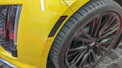 2020-2024 Cadillac CT5 Side Marker Overlay Decal Tint in gloss black