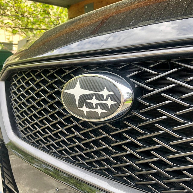 2015-2019 Legacy Emblem Overlay DECALS Compatible with Subaru Legacy | Front & Rear Set