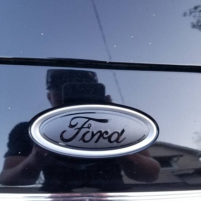 2014-2019 Fiesta Emblem Overlay DECALS Compatible with Ford | Front & Rear Set