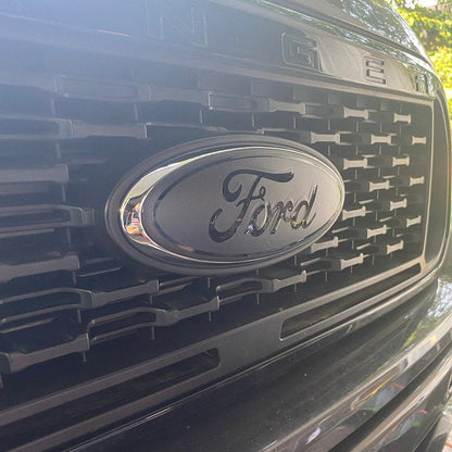 2024-2025 Ranger BLACKOUT Emblem Overlay DECALS Compatible with Ford Ranger | Front & Rear Set