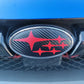 2017-2023 Impreza Emblem Overlay DECALS Compatible with Subaru | Front & Rear Set