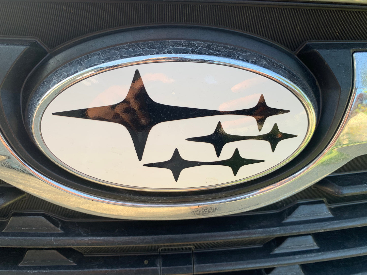 2023-2024 Ascent Emblem Overlay DECALS Compatible with Subaru Ascent | Front & Rear Set