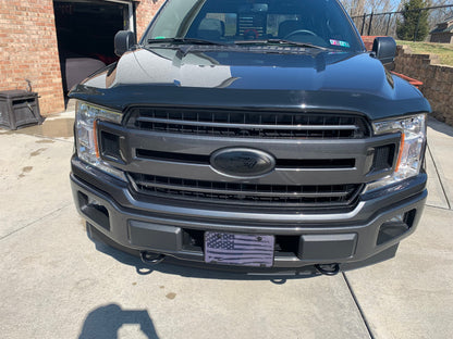 2015-2023 F150 Full Coverage Emblem Overlay DECALS Compatible with Ford | Grille & Tailgate Set